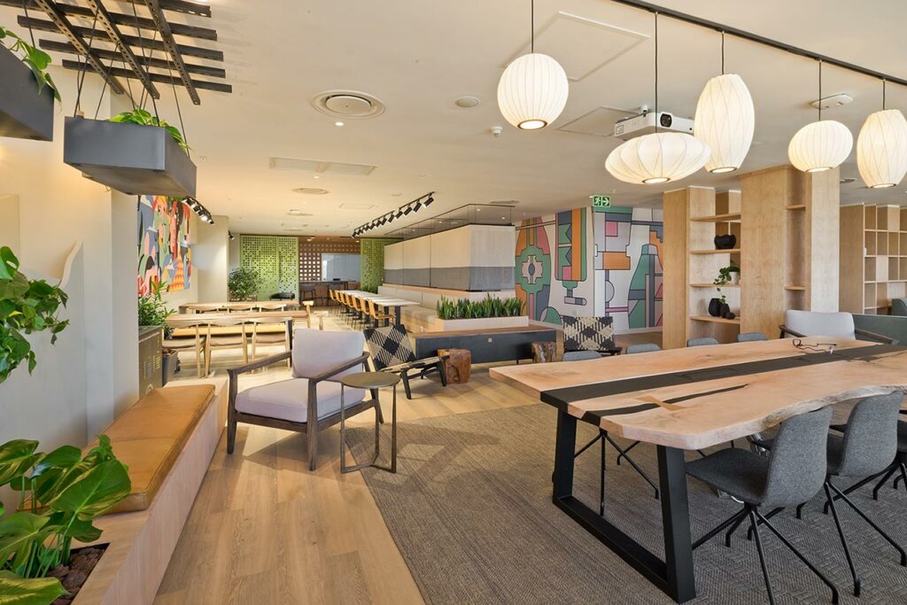 Turnkey office fit-out by Trend Group — completed commercial workspace.