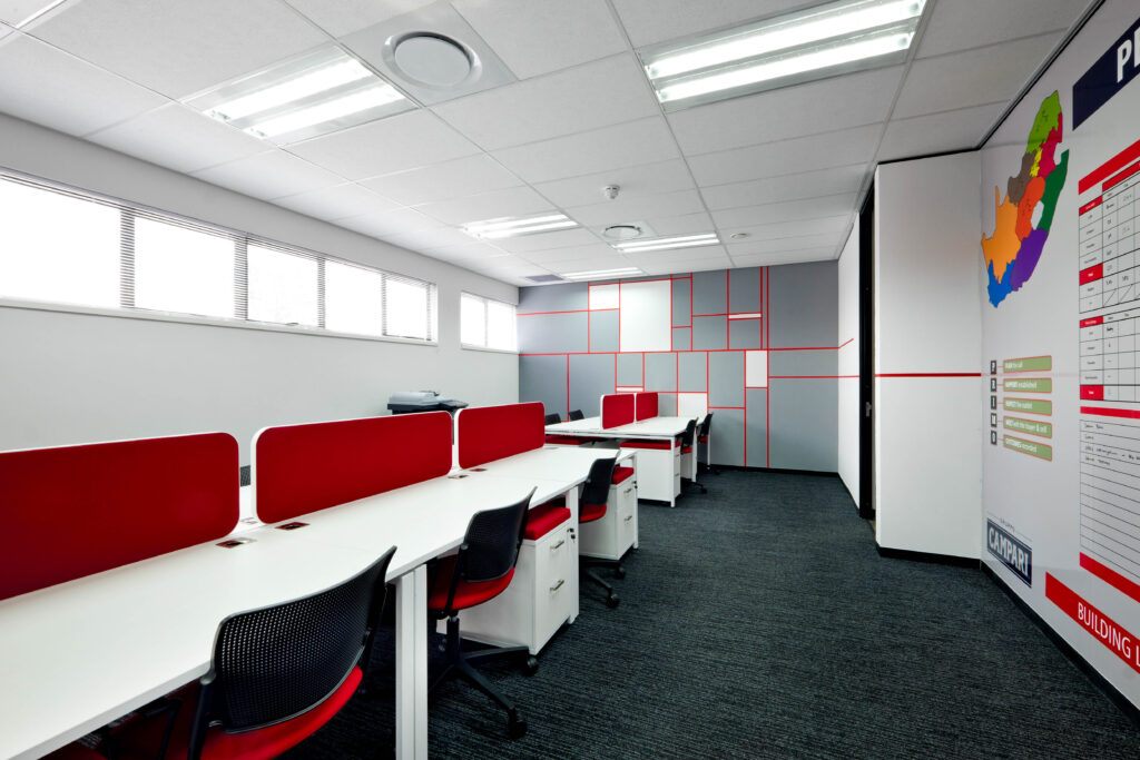 Campari Commercial Office Training Room Interior Design and build