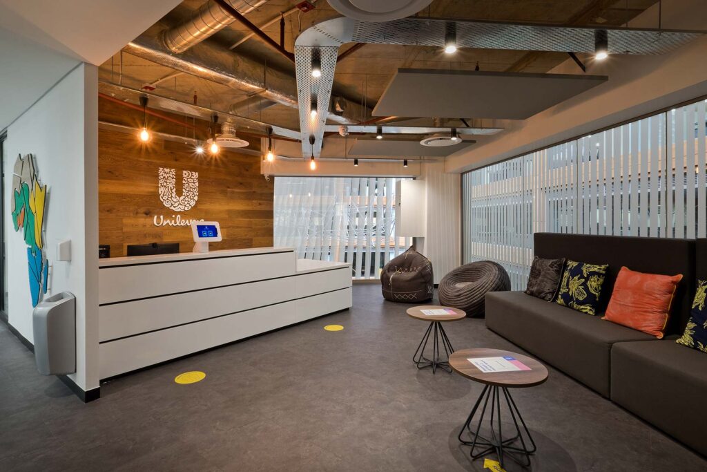 Unilever seating for work space planning
