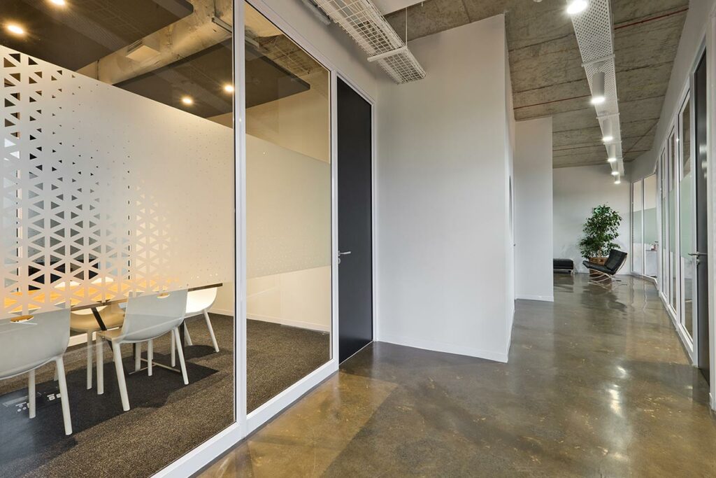 Glass wall meeting room for Aurik in Cape Town