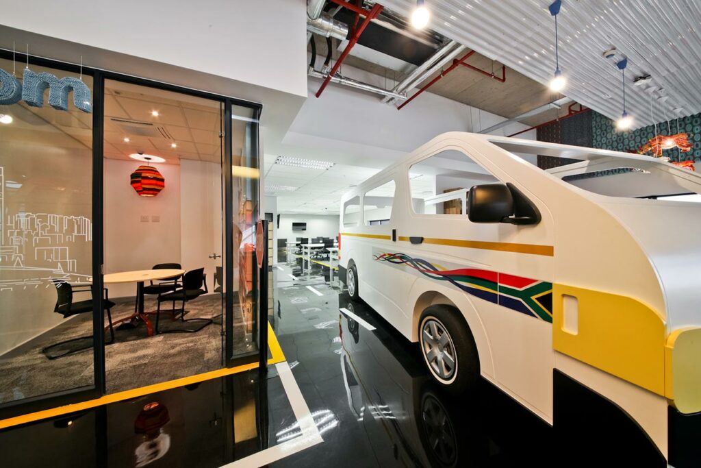 Booking.com creative commercial interior design and fitout