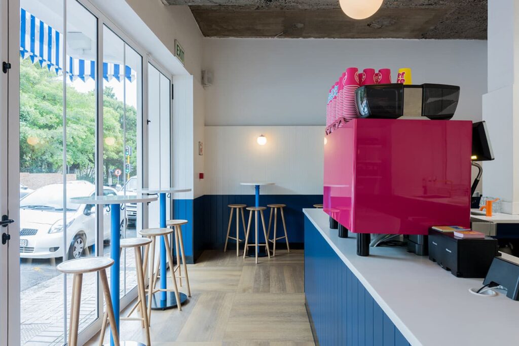 Concept store for okja shows interior space planning