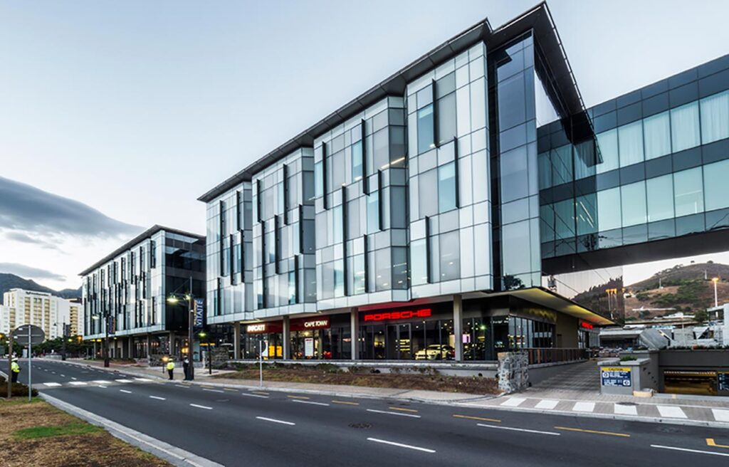 Porsche Car Retail Showroom Building Exterior Design and build