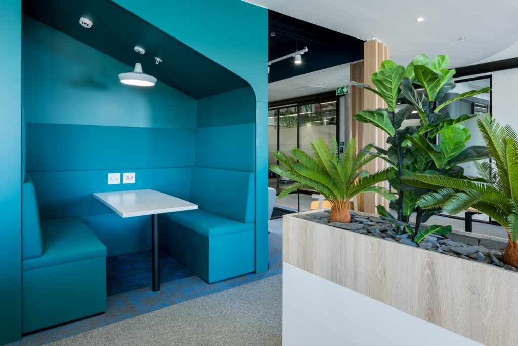 Colourful new interior office design for rubicon