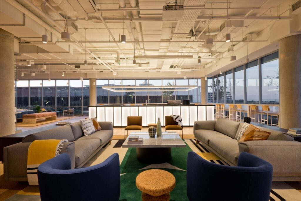 wework rosebank office interior design