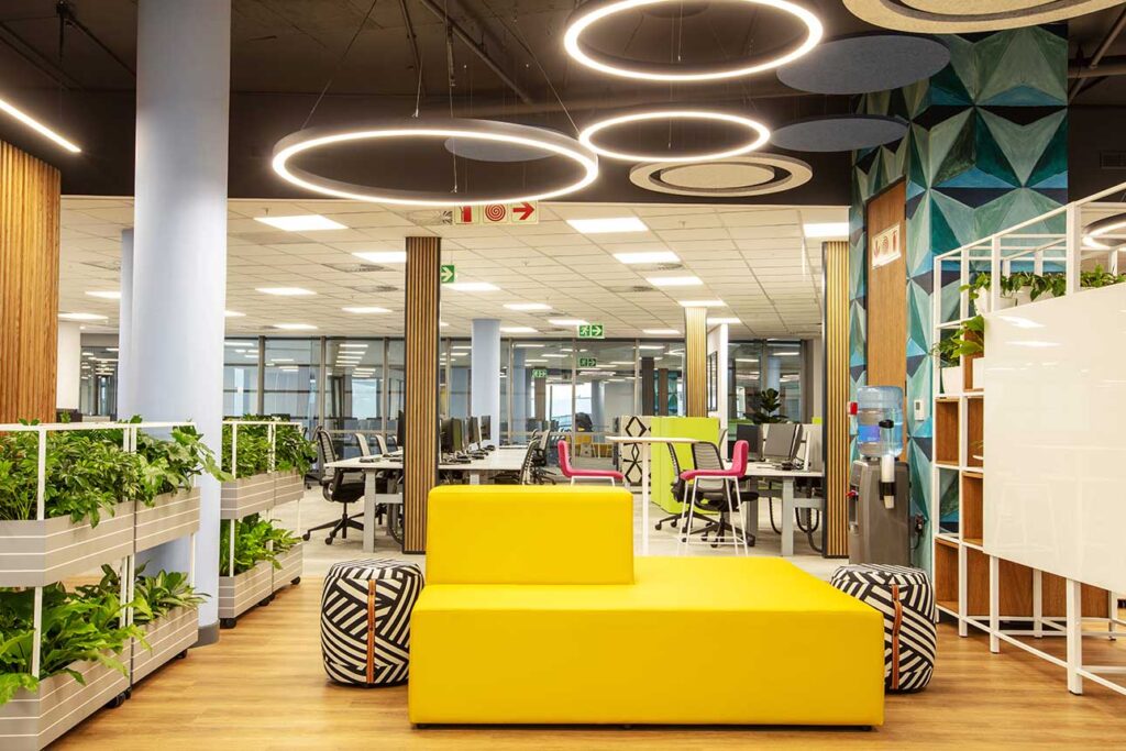Dell Commercial Global Office Interior Design- Open Plan office fit-out