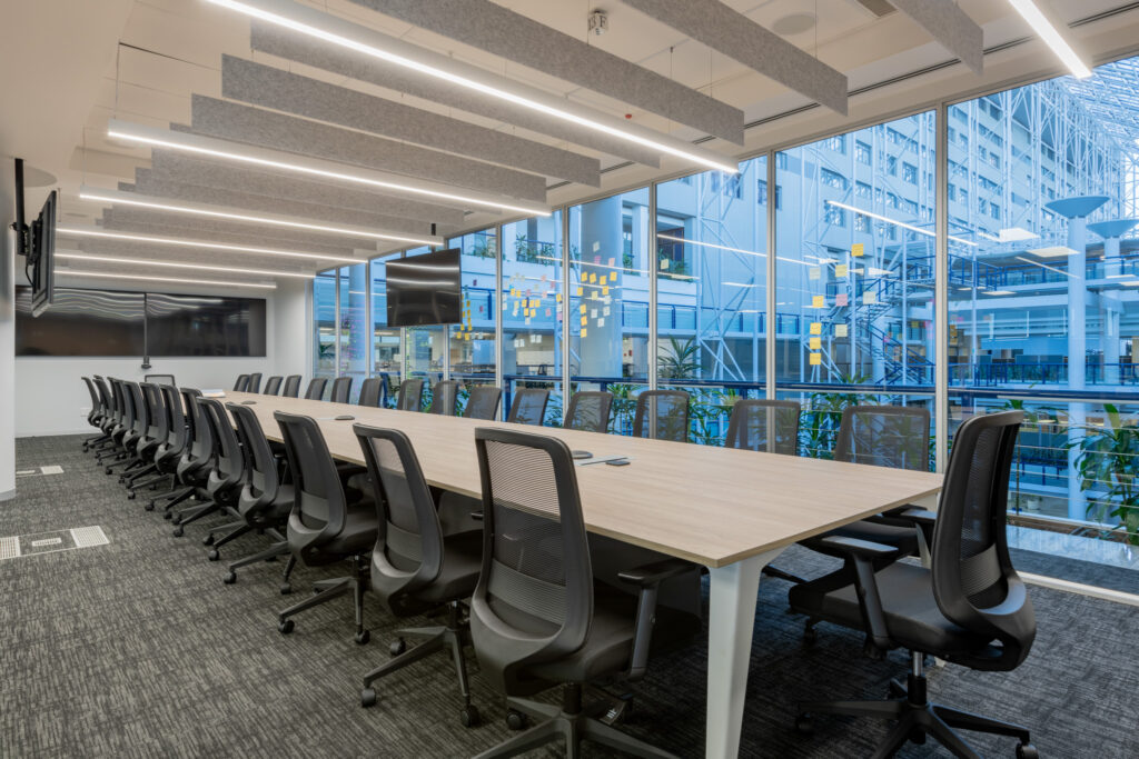 A good boardroom is always key to an effective fit out design
