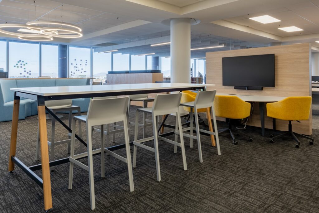 Top in class corporate interior design by trend group for sanlam fintech