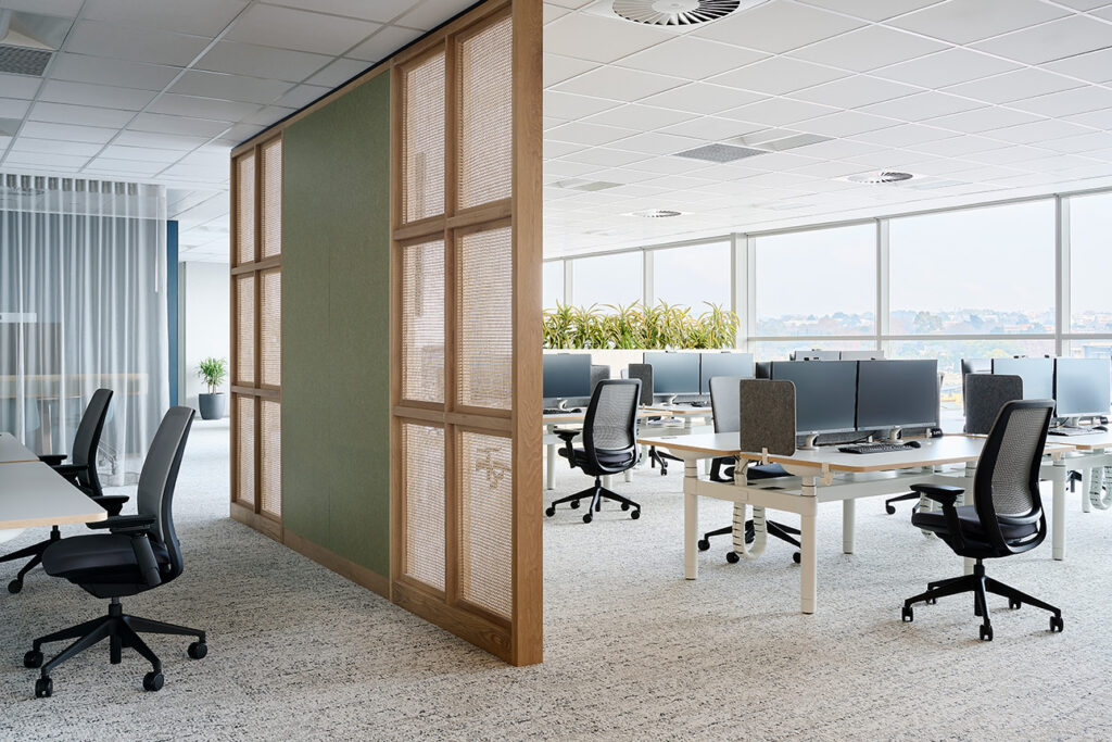 workspace analysis for modern office space interiors