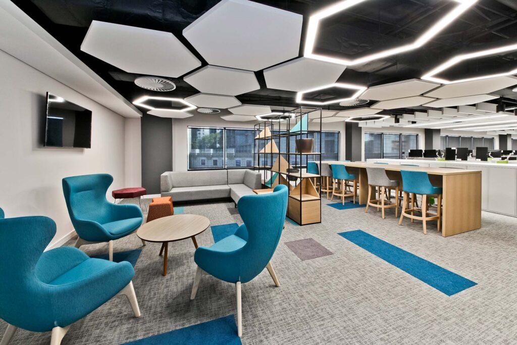 Citibank global open plan office fitout