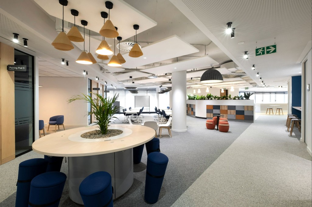 Telecommunications Commercial Offices - Interior Lighting