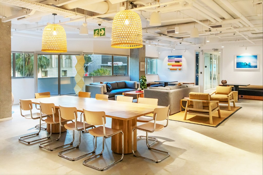 WeWork Office Design Co-working Hybrid