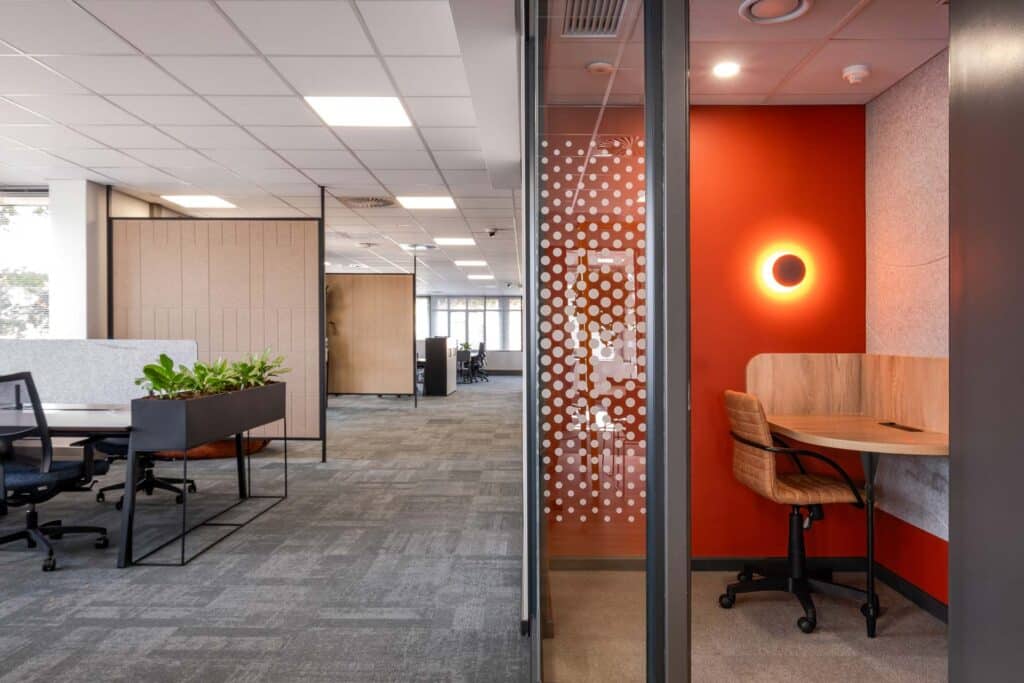 A turnkey commercial office interior design project from concept design to construction management and handover