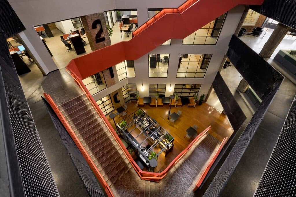 Large scale multi storey office fit-out and construction project